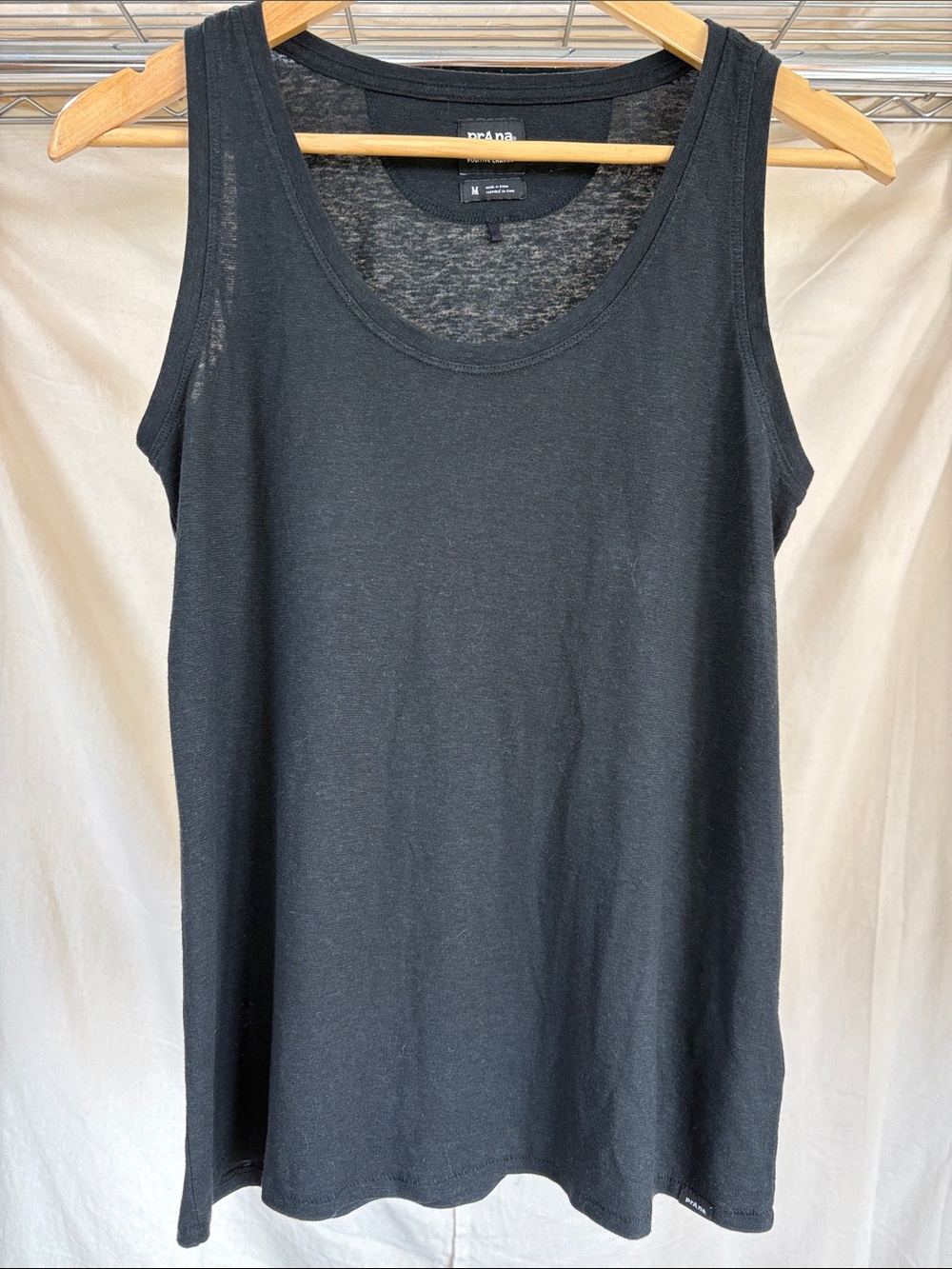 Prana Women's Black Scoop Neck Tank Top
